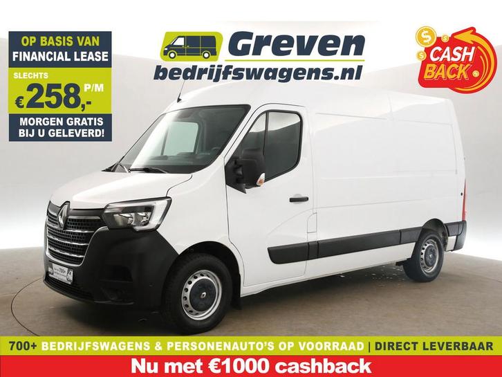 Renault Master 2.3 DCI L2H2 Airco Camera Cruise Trekhaak LED, Auto's, Bestelauto's, Te koop, Handgeschakeld, Financial lease, Diesel
