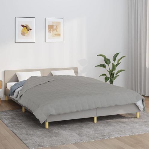 Verzwaringsdeken 220x235 15kg Grijs - Retourdeal! 35% Kor..., Huis en Inrichting, Slaapkamer | Beddengoed, Grijs, Nieuw, Deken of Dekbed