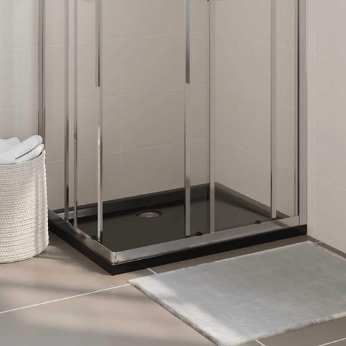 vidaXL Douchebak rechthoekig 70x90 cm ABS zwart, Doe-het-zelf en Verbouw, Sanitair, Nieuw, Verzenden