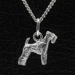 Zilveren Irish blue terrier ketting hanger - klein, Verzenden, Nieuw