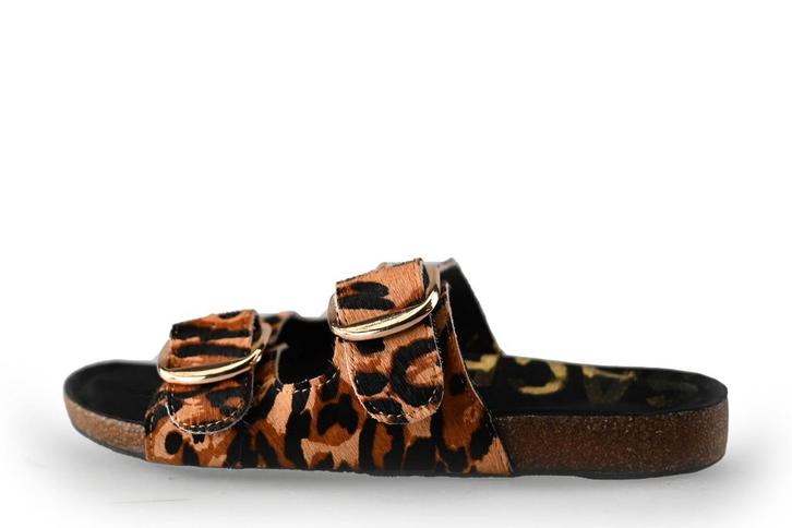 Sacha Slippers in maat 37 Panter, Kleding | Dames, Schoenen, Overige kleuren, Zo goed als nieuw, Slippers, Verzenden