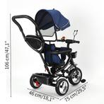 Loopfiets - Verstelbaar - Driewieler - 3 in 1 - Blauw - Xuan, Kinderen en Baby's, Speelgoed | Buiten | Voertuigen en Loopfietsen