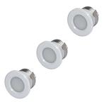 Set van 3 mini LED inbouwspots | 3 watt dimbaar | Dim to war, Verzenden, Nieuw