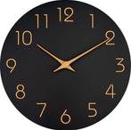 Tyme Wandklok Houten wijzers - 20cm Klok modern - Analoog -, Ophalen of Verzenden, Zo goed als nieuw