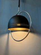 Dijkstra Space Age Hanging Lamp with Chrome Frame and Black, Huis en Inrichting, Lampen | Hanglampen, Ophalen of Verzenden, Nieuw