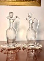production française - Karaf (2) - Kristal, Antiek en Kunst, Antiek | Meubels | Tafels
