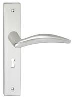 Deurklink Windsor op schild vierkant SL56 aluminium, Doe-het-zelf en Verbouw, Verzenden, Nieuw