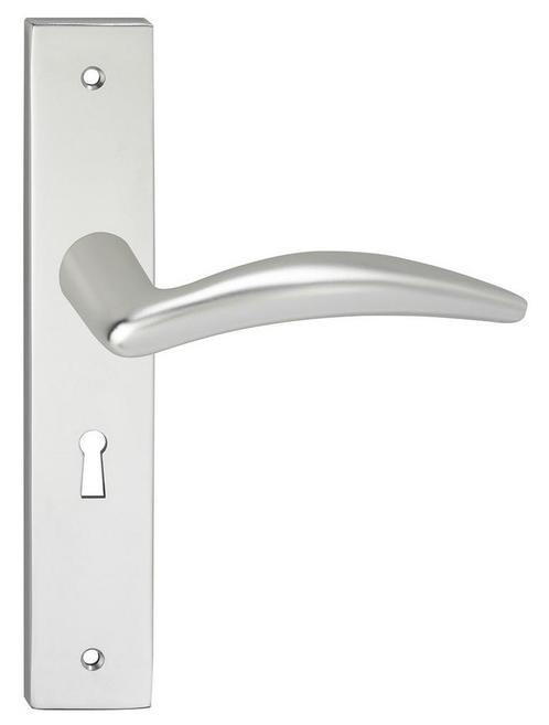 Deurklink Windsor op schild vierkant SL56 aluminium, Doe-het-zelf en Verbouw, Hang- en Sluitwerk, Verzenden