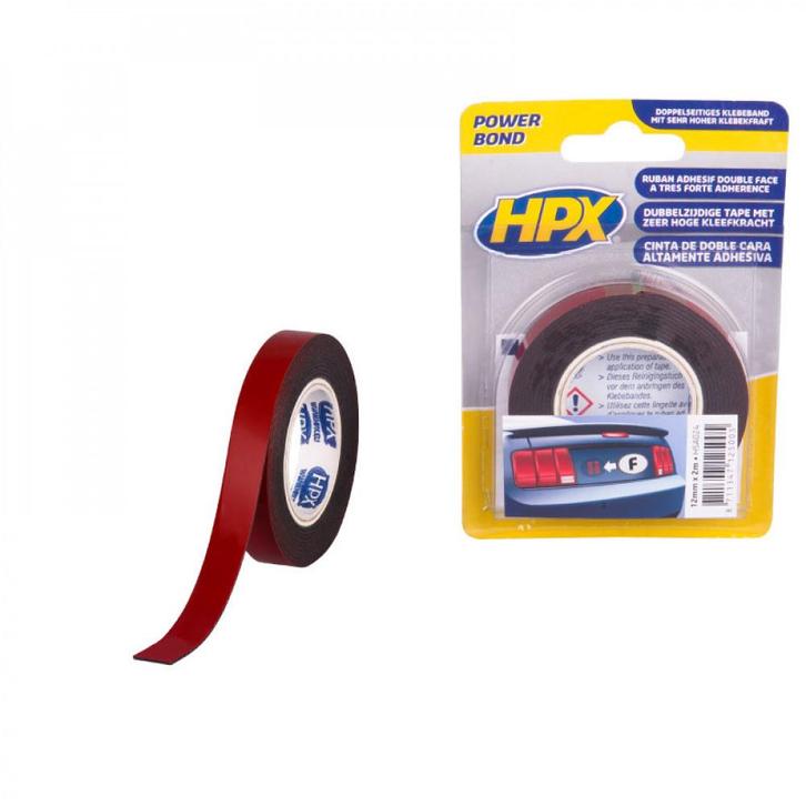 HPX Dubbelzijdig HSA Bevestigingstape Antraciet 2m, Caravans en Kamperen, Kampeeraccessoires, Nieuw
