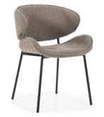 Stoel Tess - Bruin Spark - 95735 - eetkamerstoelen, Huis en Inrichting, Stoelen, Nieuw, Stof