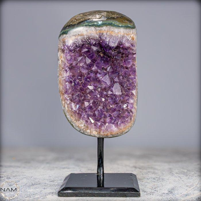 Natural Deep Purple Amethyst Doof op het podium, Uruguay-, Antiek en Kunst, Curiosa en Brocante