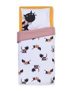 HEMA Takkie peuterdekbedovertrek 120x150cm zacht katoen, Huis en Inrichting, Verzenden, Nieuw, Wit