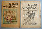 Tintin - 2 Petit Vingtième met aankondigingen van de Z/W, Boeken, Stripboeken, Nieuw