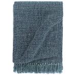 vidaXL Plaid 160x210 cm katoen indigo-blauw, Verzenden, Nieuw, Blauw