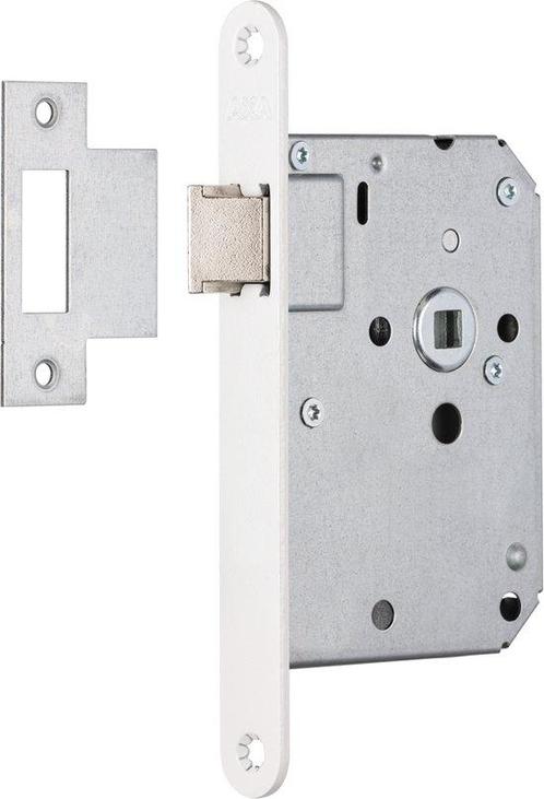 AXA Loopslot (model 7155) met witte voorplaat voor, Doe-het-zelf en Verbouw, Hang- en Sluitwerk, Verzenden