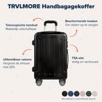 2dekans | TRVLMORE Handbagage Koffer - 45L - TSA Cijferslot, Sieraden, Tassen en Uiterlijk, Koffers, Ophalen of Verzenden, Zo goed als nieuw
