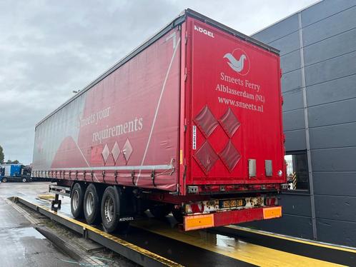 Kögel schuifzeil oplegger | zijborden | Hardhout | Trommels, Auto's, Vrachtwagens, Aanhangers en Opleggers