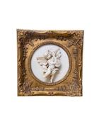 cherubijn - Plaque - Gips, Hars, Composiet, glitwood, Antiek en Kunst, Curiosa en Brocante