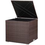 Polyrattan Kussenbox Bruin 318L (Schuurtjes-Rekken), Verzenden, Nieuw