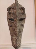 Demonenmasker met krokodil, Sepik - Papoea-Nieuw-Guinea, Antiek en Kunst, Kunst | Niet-Westerse kunst