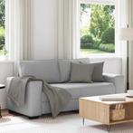 vidaXL 2-zitsbank Wolkengrijs 140 cm Stof, Huis en Inrichting, Verzenden, Nieuw, Tweepersoons, Stof