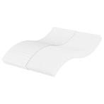 vidaXL Schuimmatras hardheid H2 H3 140x200 cm wit, Verzenden, Nieuw