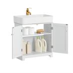 2dekans | SoBuy Wastafel Onderkast - 2 Deurs - 60 x 60 x 29, Huis en Inrichting, Woonaccessoires | Spiegels, Ophalen of Verzenden