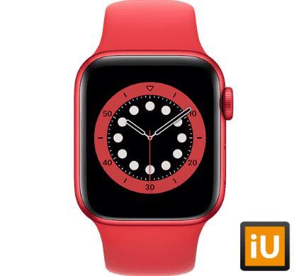 Apple Watch Series 6   Refurbished met 3 jaar Garantie, Sieraden, Tassen en Uiterlijk, Smartwatches, iOS, Rood, Afstand, Calorieverbanding