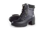 Mustang Veterboots in maat 38 Zwart | 10% extra korting, Kleding | Dames, Schoenen, Verzenden, Zwart, Overige typen, Zo goed als nieuw