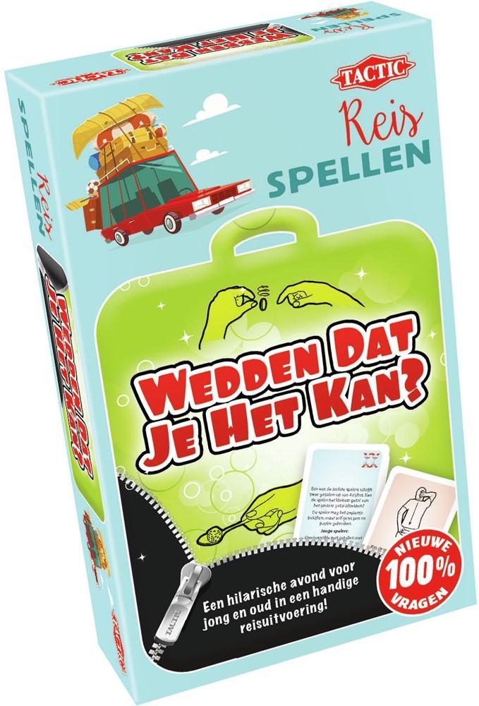 Wedden Dat Je Het Kan - Reisspel | Tactic - Reisspellen, Hobby en Vrije tijd, Gezelschapsspellen | Bordspellen, Nieuw, Verzenden