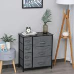 TRUUSK Opbergkast met 7 Opvouwbare Stoffen Lades - Metalen F, Huis en Inrichting, Kasten | Ladekasten, Verzenden, Nieuw