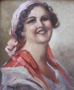 Attilio Toro (1892-1982) - Giovane popolana, Antiek en Kunst