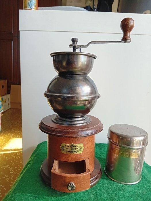grinder - Koffiemolen - Hout, Metaal - Koffiemolen grinder, Antiek en Kunst, Antiek | Keukenbenodigdheden