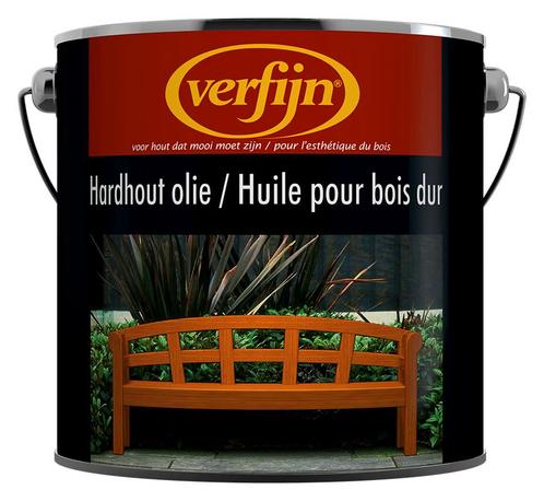 Verfijn Verfijn hardhout olie 2,5 liter, Doe-het-zelf en Verbouw, Verf, Beits en Lak, Nieuw, Verzenden