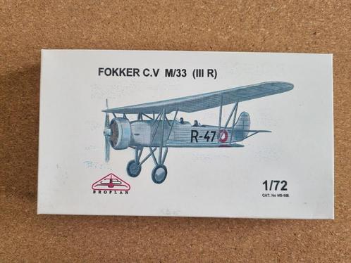 Broplan MS-105 Fokker C.V (IIIR) 1:72, Hobby en Vrije tijd, Modelbouw | Vliegtuigen en Helikopters, Verzenden