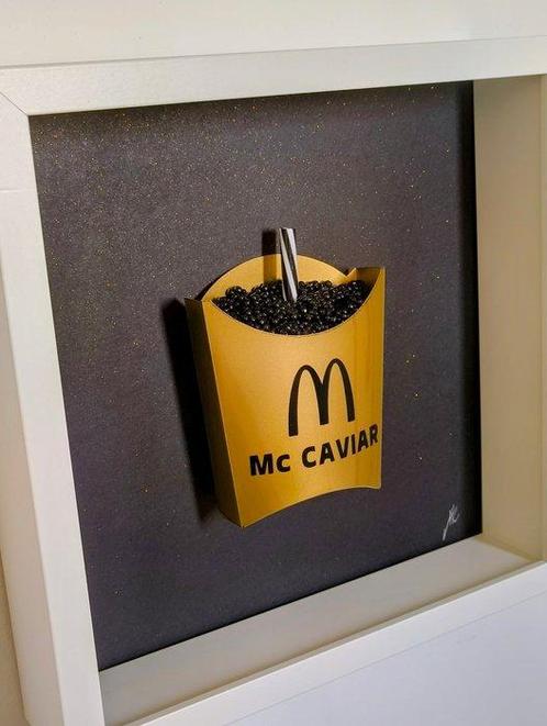 XTC Artist - Mc Caviar Gold & BW straw Boxed, Antiek en Kunst, Kunst | Schilderijen | Modern