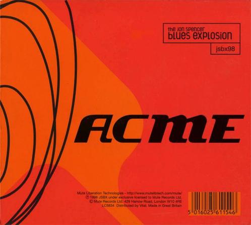 cd digi - The Jon Spencer Blues Explosion - Acme, Cd's en Dvd's, Cd's | Jazz en Blues, Zo goed als nieuw, Verzenden