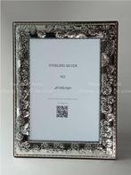 Fotolijst - Romantisch fotolijstje met margrietbloemen van, Antiek en Kunst, Antiek | Goud en Zilver