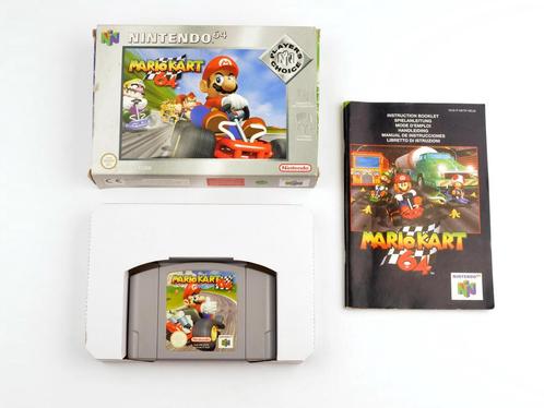 Mario Kart 64 (Players Choice) [Nintendo 64], Spelcomputers en Games, Games | Nintendo 64, Zo goed als nieuw, Ophalen of Verzenden