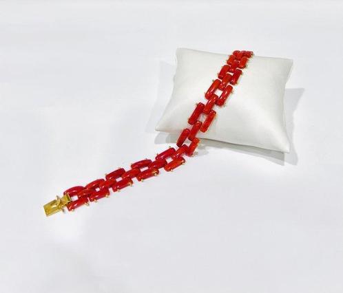 Zonder Minimumprijs - Armband Zilver Koraal, Sieraden, Tassen en Uiterlijk, Armbanden