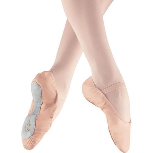 Roze balletschoenen van leer - met doorlopende zool - Alista, Sport en Fitness, Ballet, Verzenden