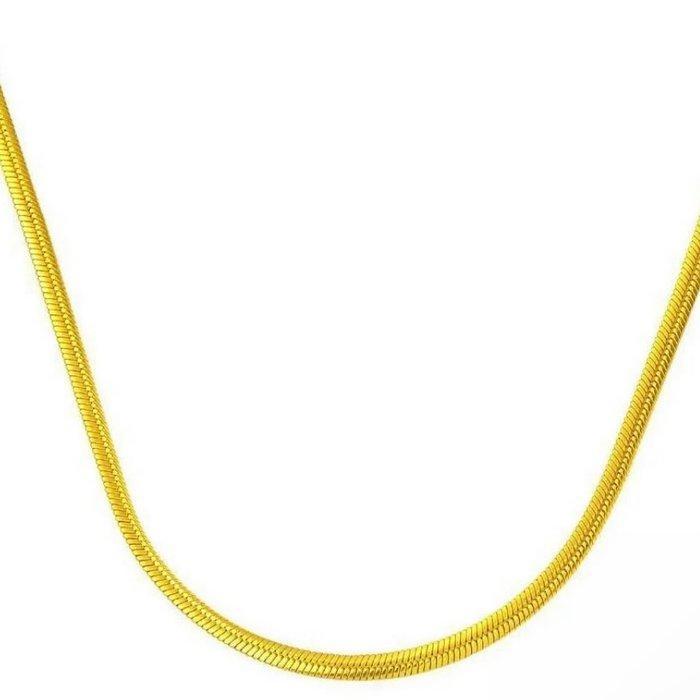 Handmade - Ketting - 14 karaat Geel goud - Sogliola, Sieraden, Tassen en Uiterlijk, Antieke sieraden