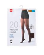 HEMA Panty anti-ladder 20 denier bruin, Kleding | Dames, Verzenden, Nieuw, Bruin