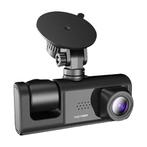 Dashcam Met Nachtzicht - 2 IPS Scherm - 3 Cameras - 1080p, Auto diversen, Auto-accessoires, Nieuw, Verzenden
