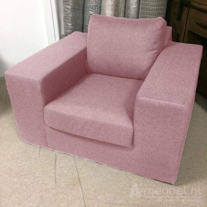 Fauteuil Lelystad - fauteuils - Roze, Huis en Inrichting, Stoelen, Nieuw, Stof
