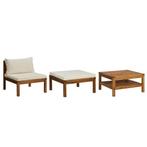 Acaciahouten Loungeset - Tweedekansje - Tuinmeubelen OP=OP, Tuin en Terras, Tuinsets en Loungesets, Ophalen of Verzenden, Nieuw