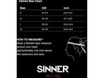 SINNER - Fortune - Mat Zwart - Unisex - Maat 61, Verzenden, Zo goed als nieuw