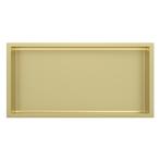 Mat goud RVS Inbouwnis 30x60x10cm met LED verlichting, Doe-het-zelf en Verbouw, Sanitair, Verzenden, Nieuw