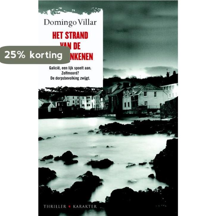 Het strand van de verdronkenen 9789061125860 Domingo Villar, Boeken, Romans, Zo goed als nieuw, Verzenden
