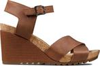 Clarks - 39 - Flex Sun - Dames Sandalen - Tan Leather, Verzenden, Nieuw